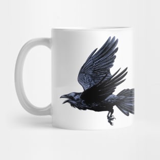 Raven in Flight Mug